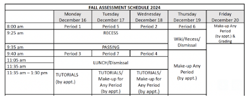 Marauder Minute: Q2 Exam Week